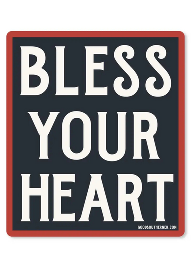 Bless Your Heart Sticker - Tucker Brown