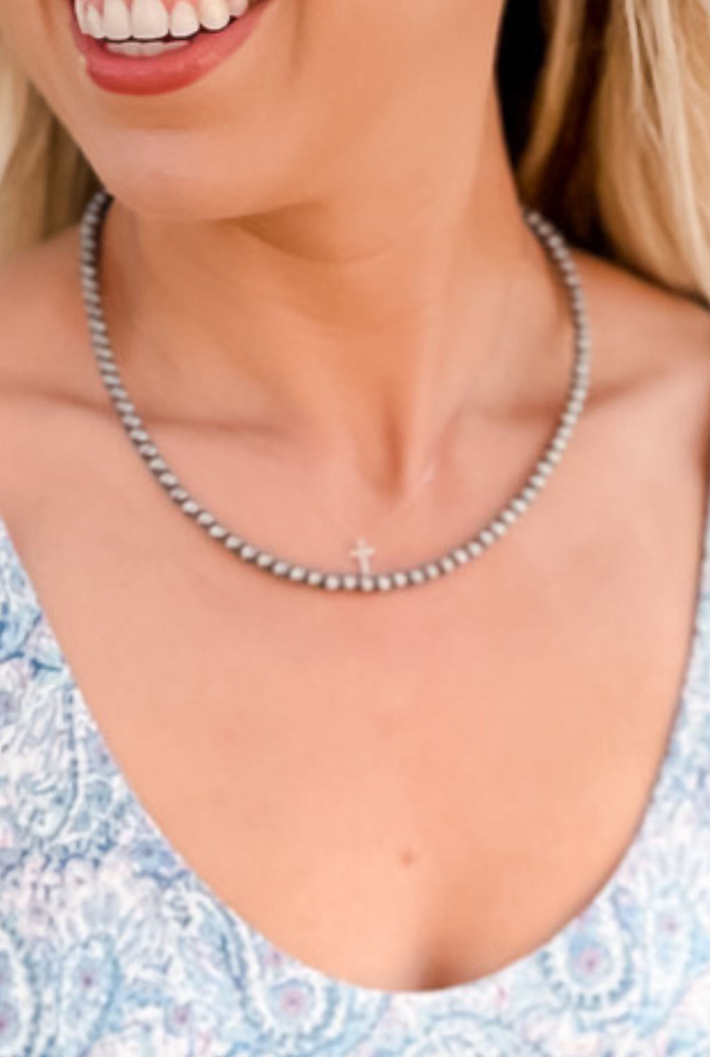 Navajo Pearl Necklace - 5mm / 18"