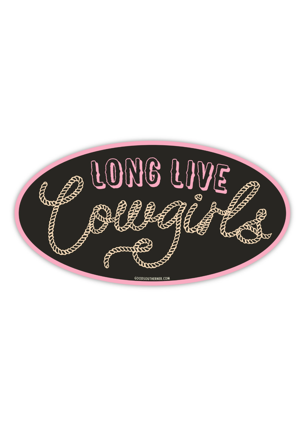 Long Live Cowgirls Sticker - Tucker Brown
