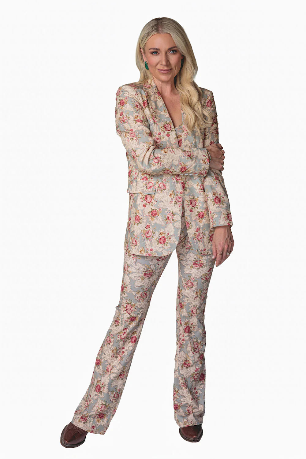 Flirt Romance Floral Bell Bottom