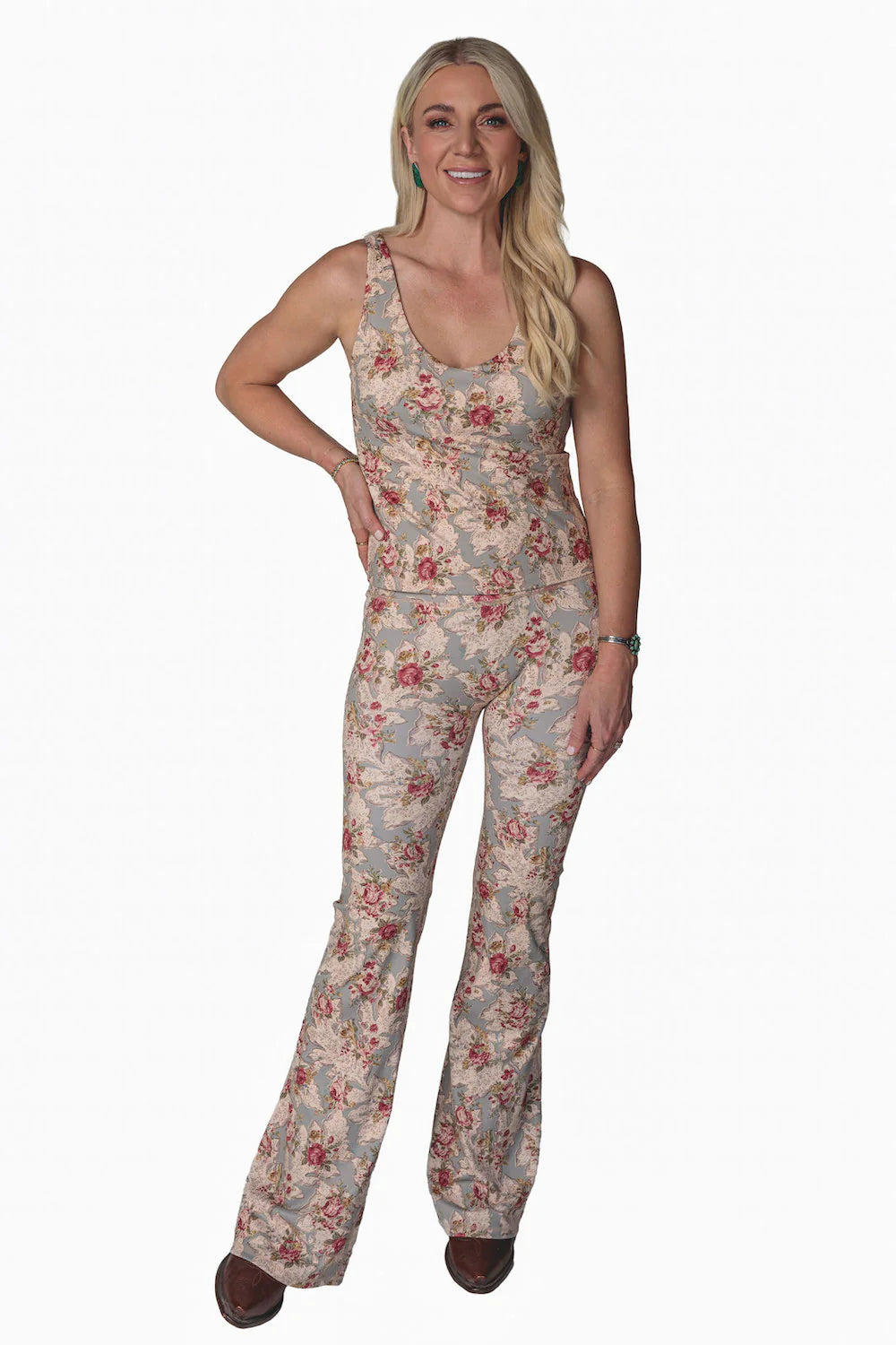 Flirt Romance Floral Bell Bottom