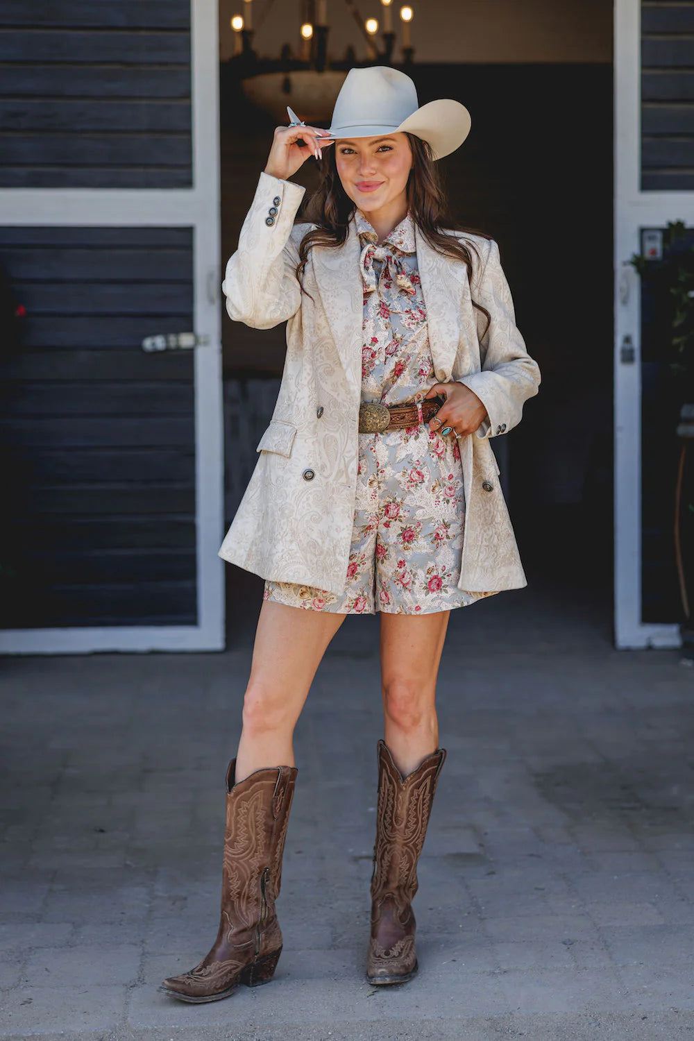 Brit Romance Floral Shorts