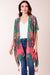Hibiscus Lily Kimono - Pink/Green - Tucker Brown