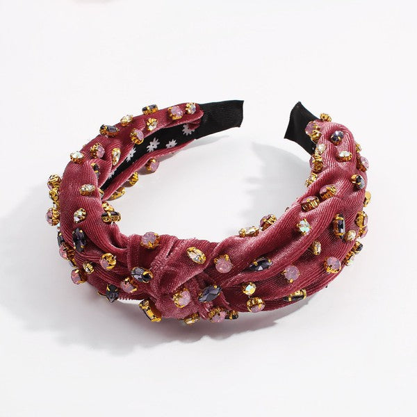 Gems For Days Headband - Ruby *