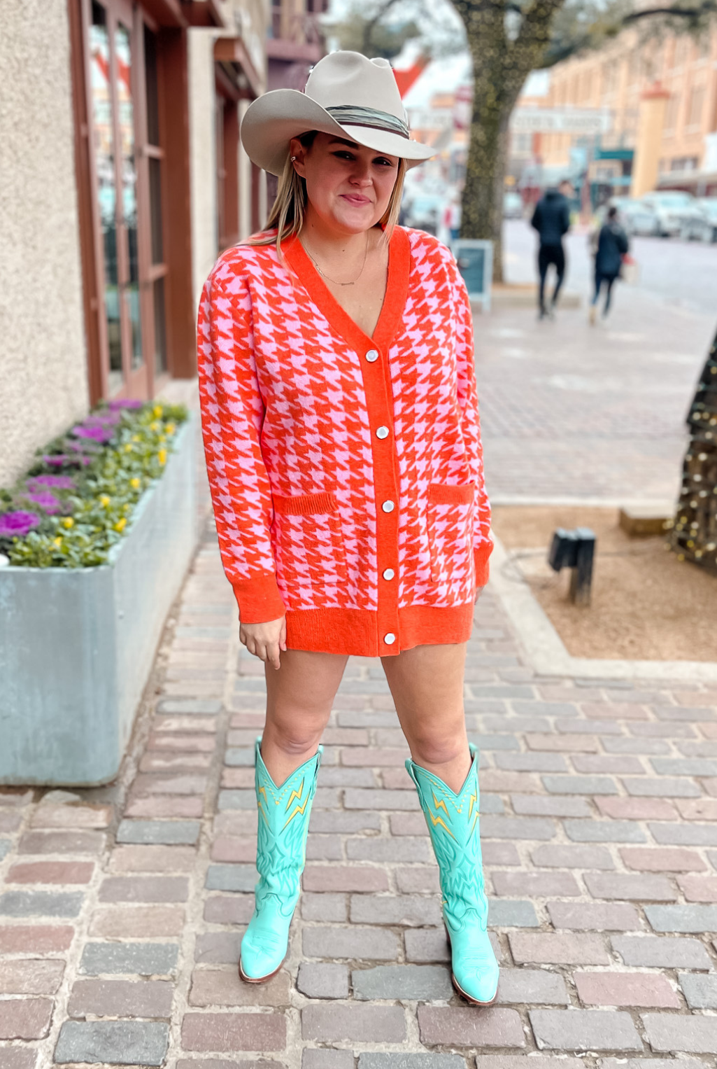 Twiggy Sweater Dress - Sherbet