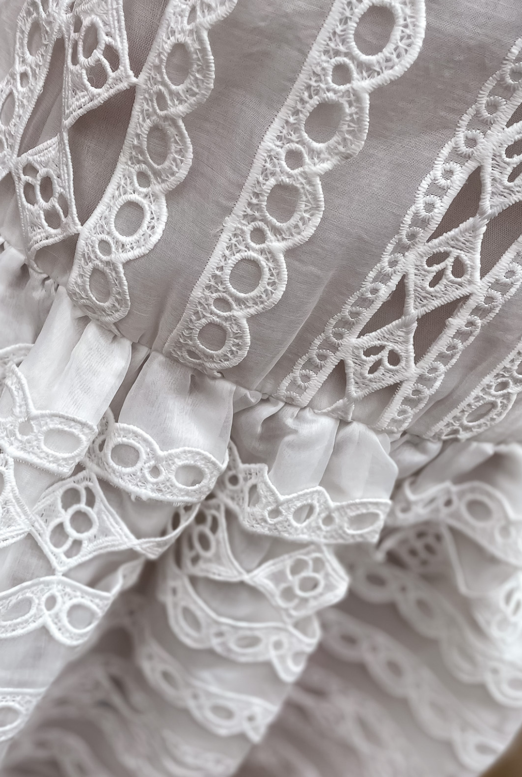 Chrissy Lace Dress - White