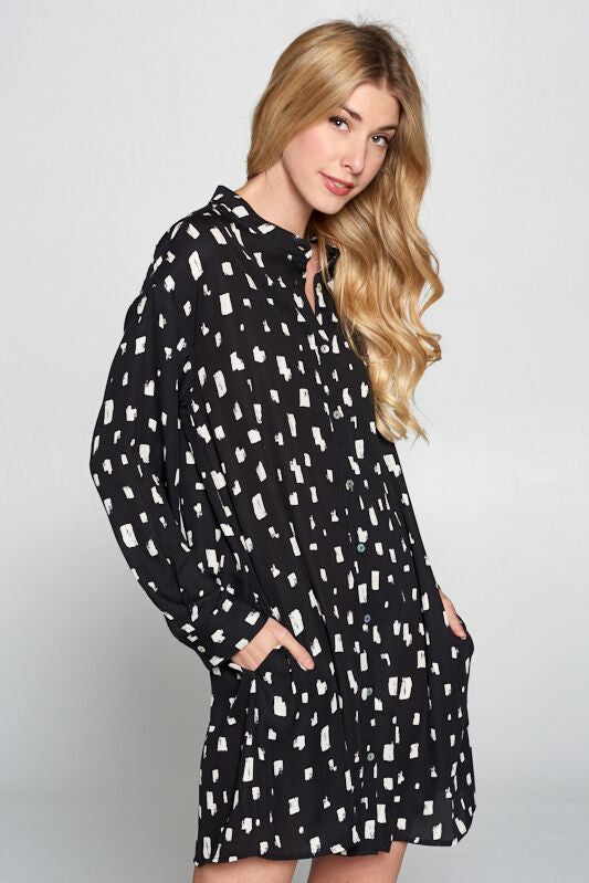 Boxing Day Dress - Black/White - Tucker Brown