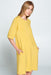 Keeper Tee Dress - Mustard - Tucker Brown