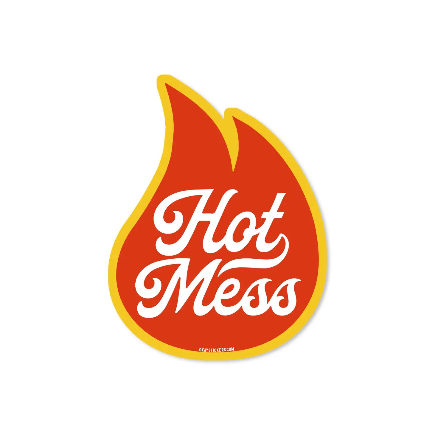 Hot Mess "Flame" Sticker