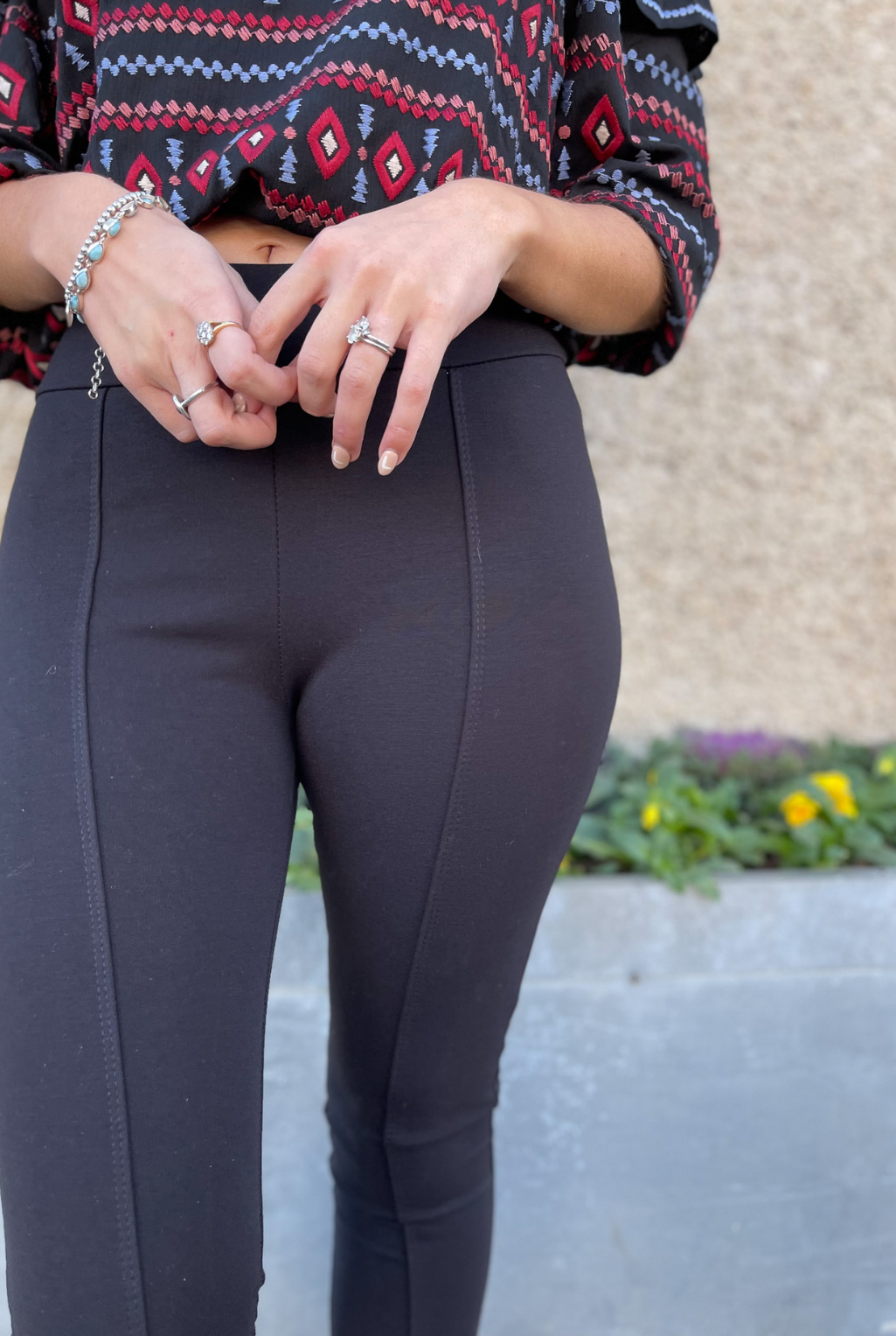 Steve Madden - Ludlow Split Legging - Black