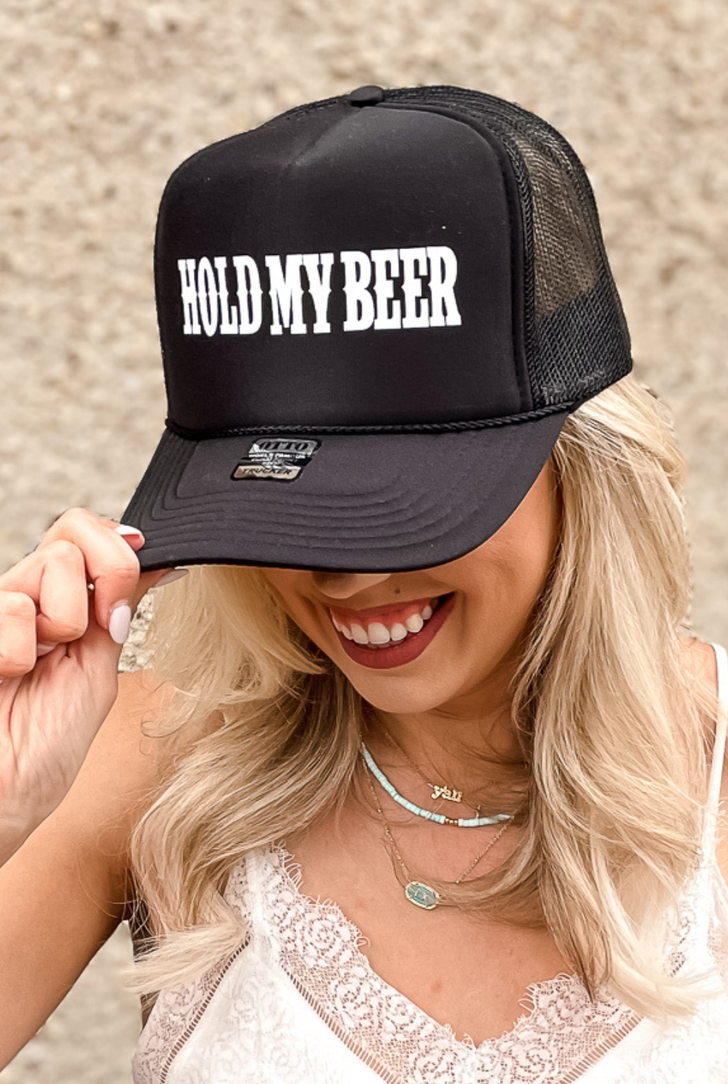 Hold My Beer Trucker - Black