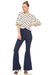 Audrey Puff Sleeve Polka Dot Top - White/Black - Tucker Brown