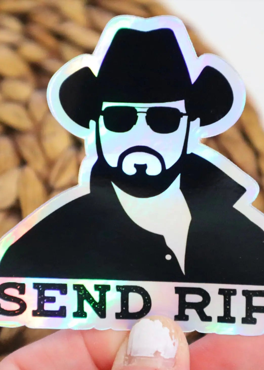Send Rip Sticker — Tucker Brown
