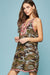 Carousel Camo Dress - Olive - Tucker Brown
