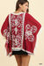 Danielle Embroidered Kimono — Wine - Tucker Brown