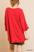 Kelly Frayed Top - Red - Tucker Brown