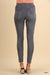 Danny Suede Legging - Charcoal - Tucker Brown