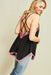 Angela Serape Top - Black - Tucker Brown