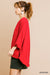 Kelly Frayed Top - Red - Tucker Brown