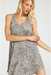 Breezy Animal Dress - Sand - Tucker Brown
