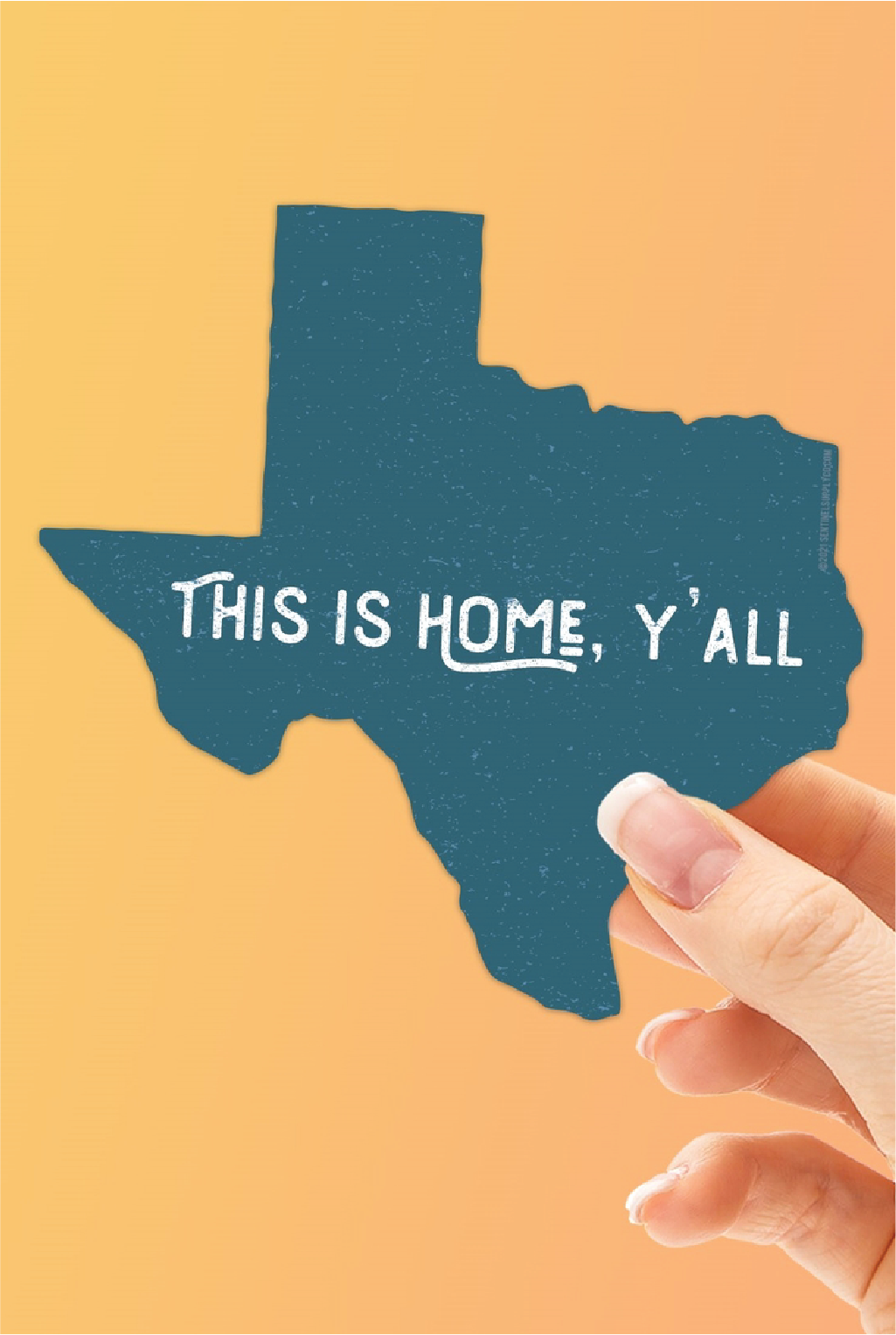 This Is Home Y'all Sticker - Large 4.5"