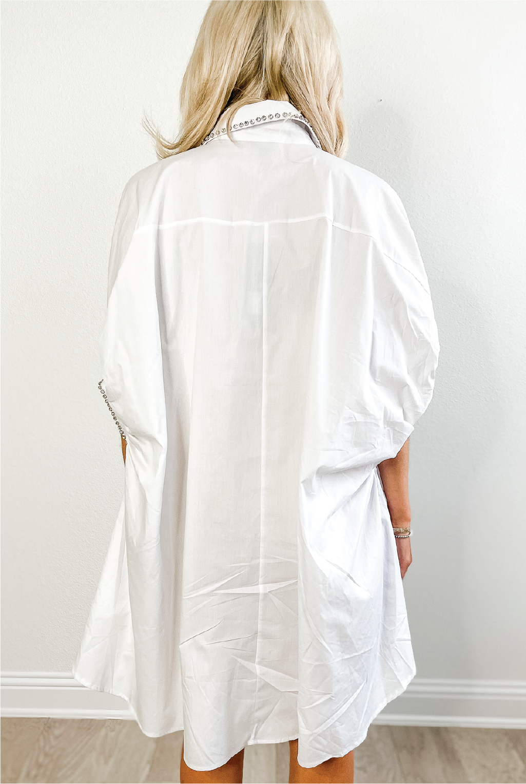 Beverly Hills Blouse Dress - White