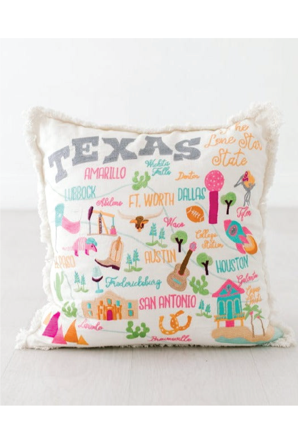 Texas Icons Pillow