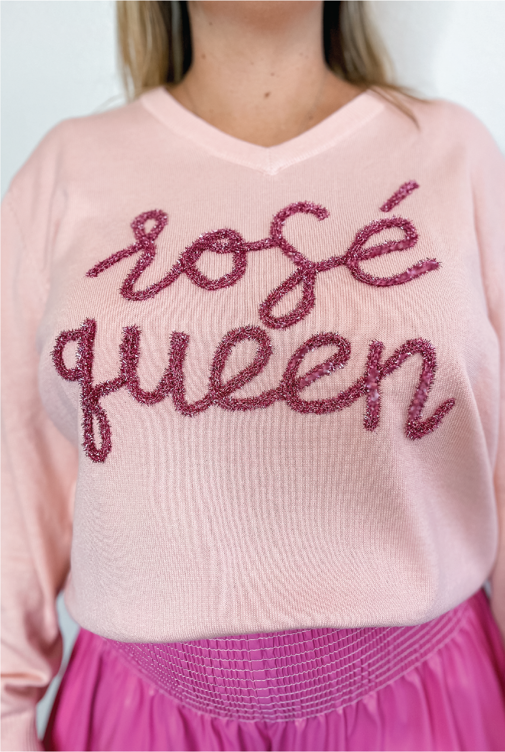 Queen Of Sparkles - Rose Queen Sweater