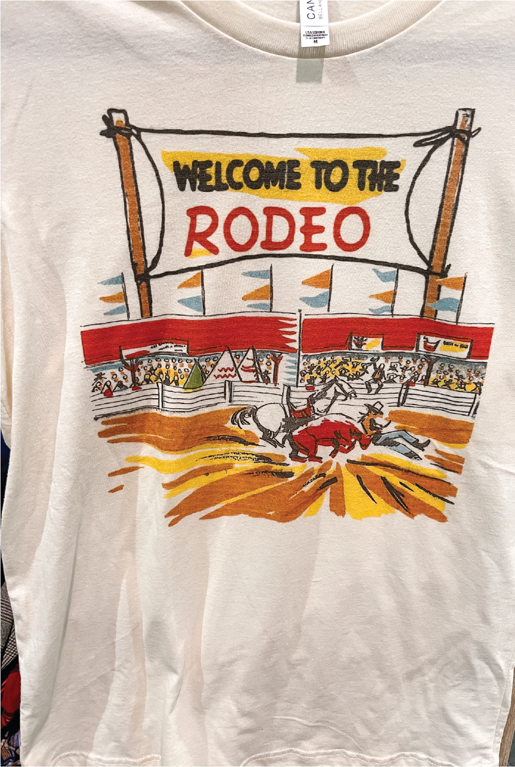 Welcome To The Rodeo Tee - Ivory