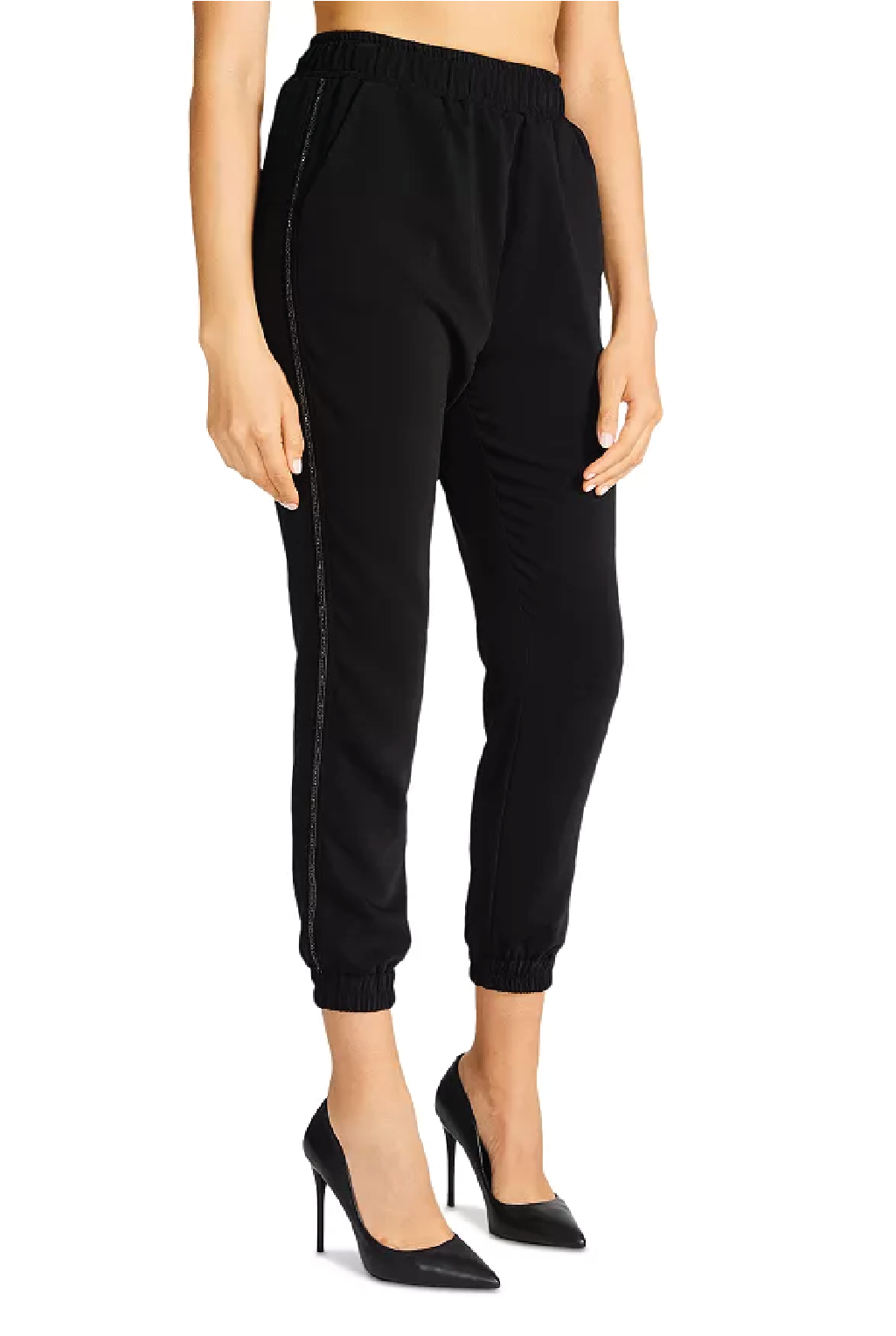 Steve Madden - Break The Ice Sequin Jogger - Black