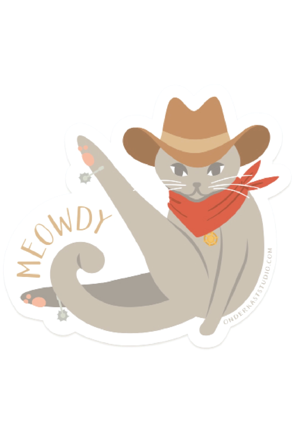 Meowdy Sticker