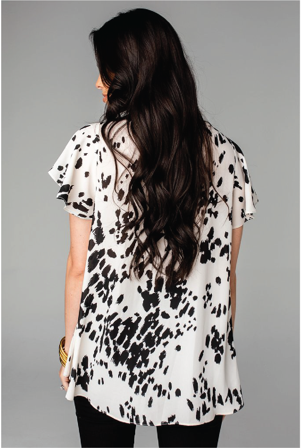 Buddy Love - Avril Snow Leopard Top