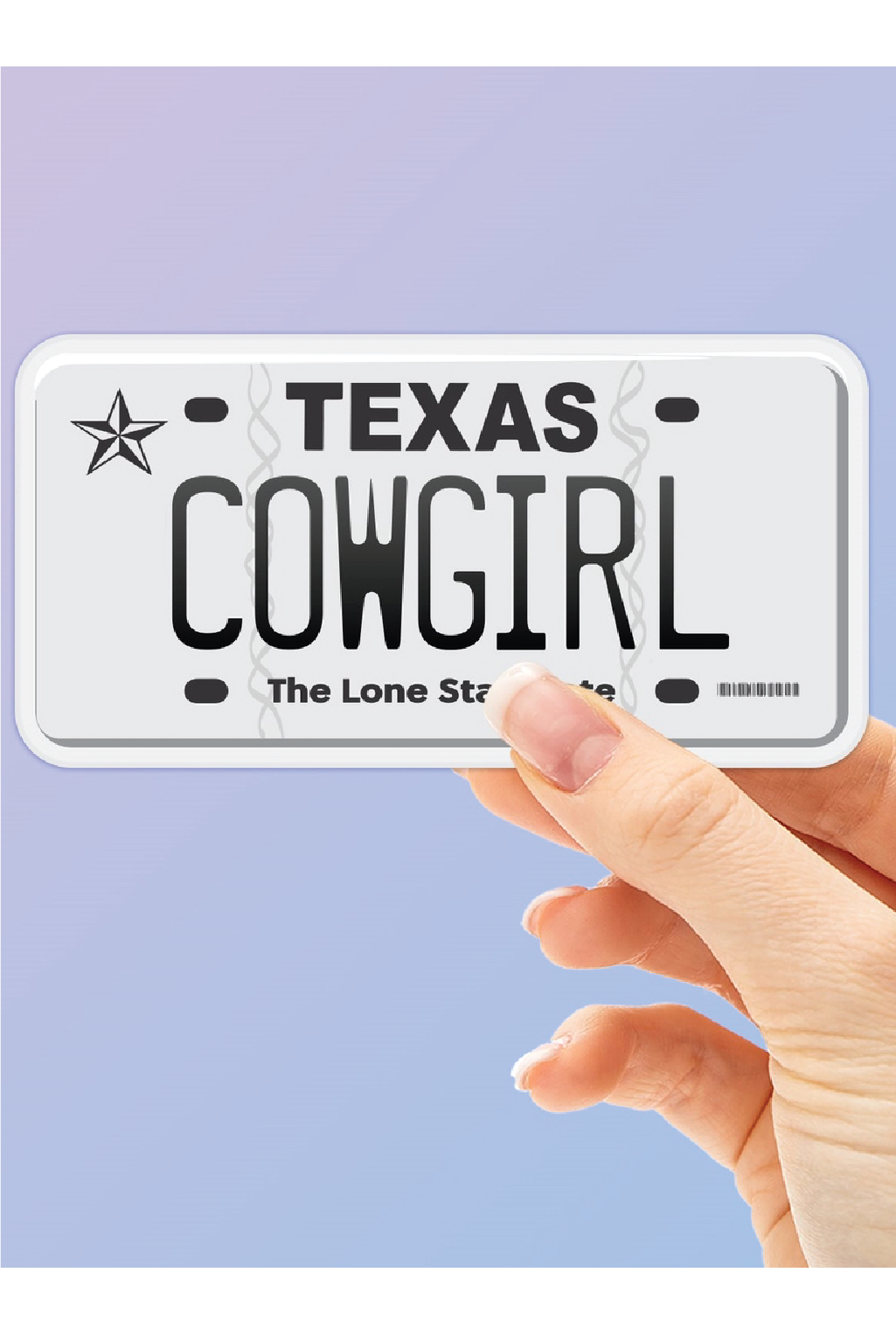 Texas Cowgirl Sticker