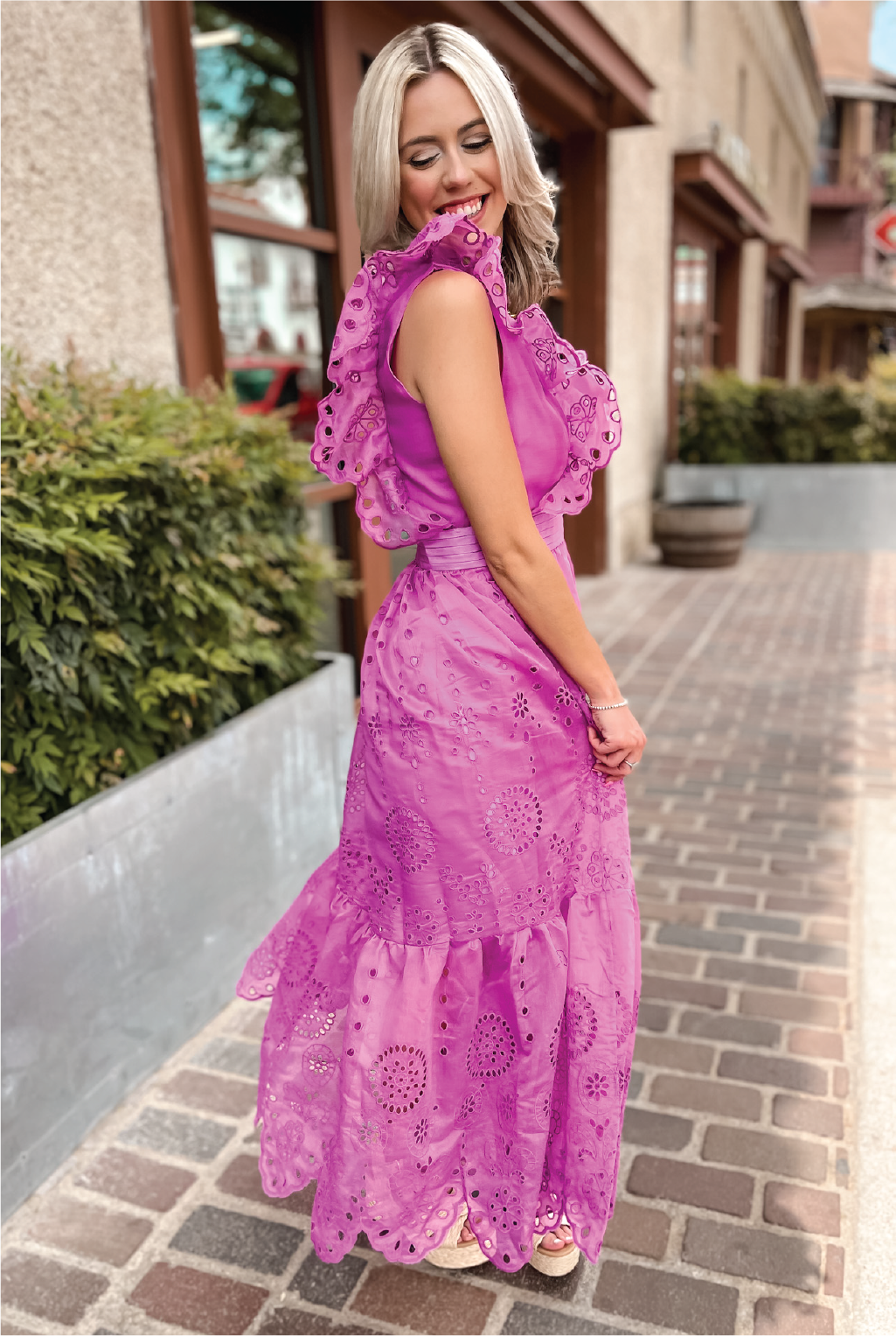 Garden Party Eyelet Dress