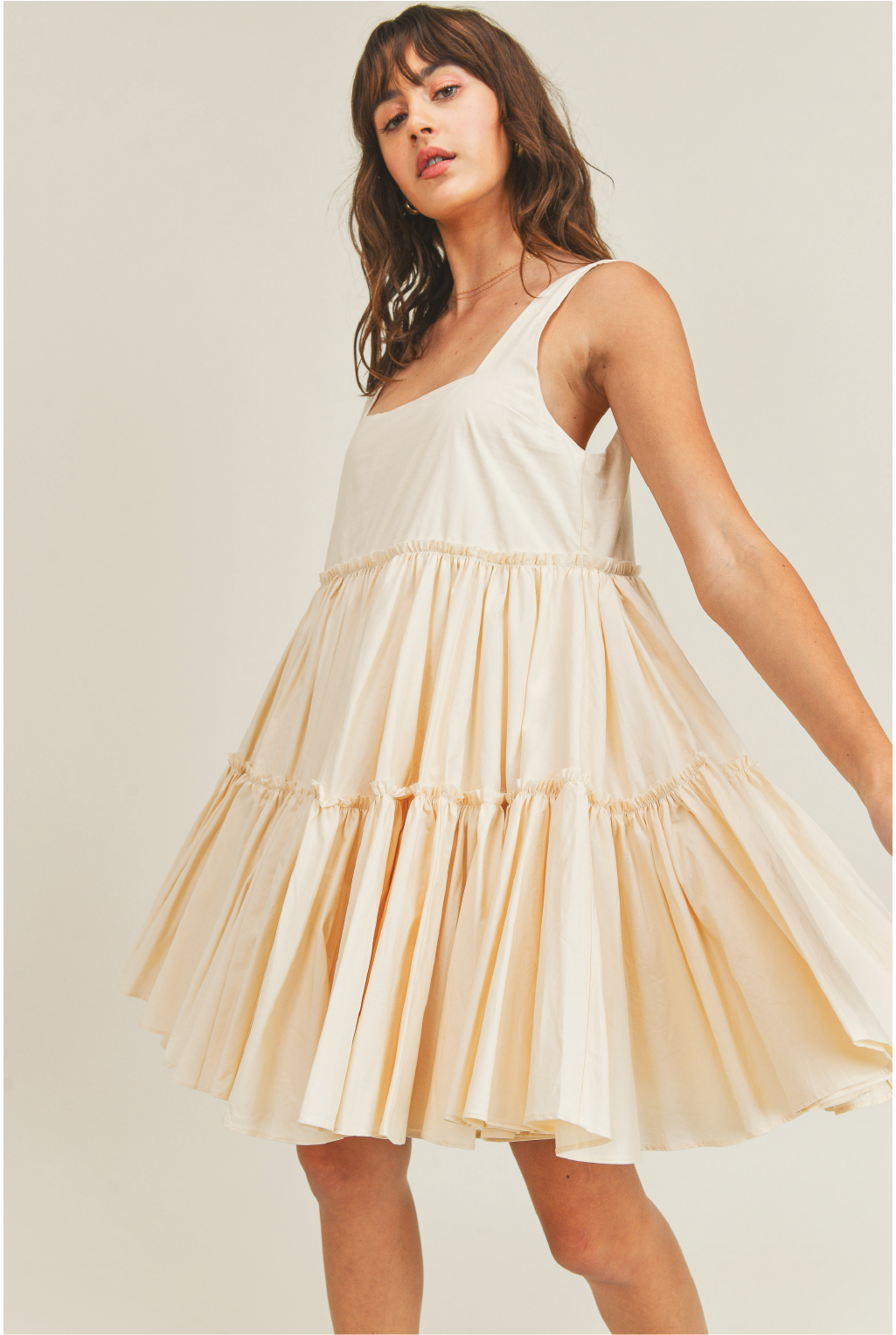 Eloise Tiered Dress - Vanilla