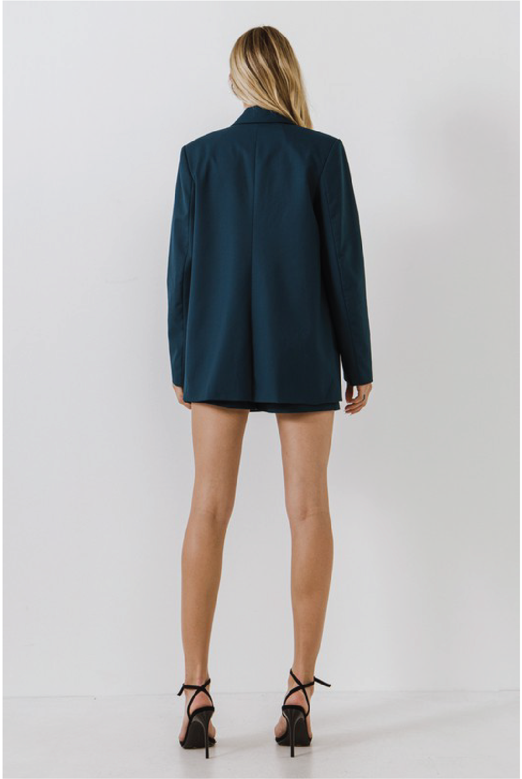 Back To Business Blazer - Teal