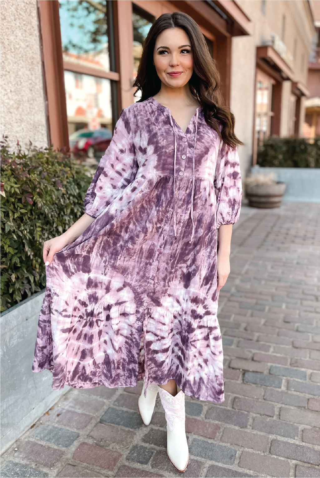 Dusk Tye Dye Dress