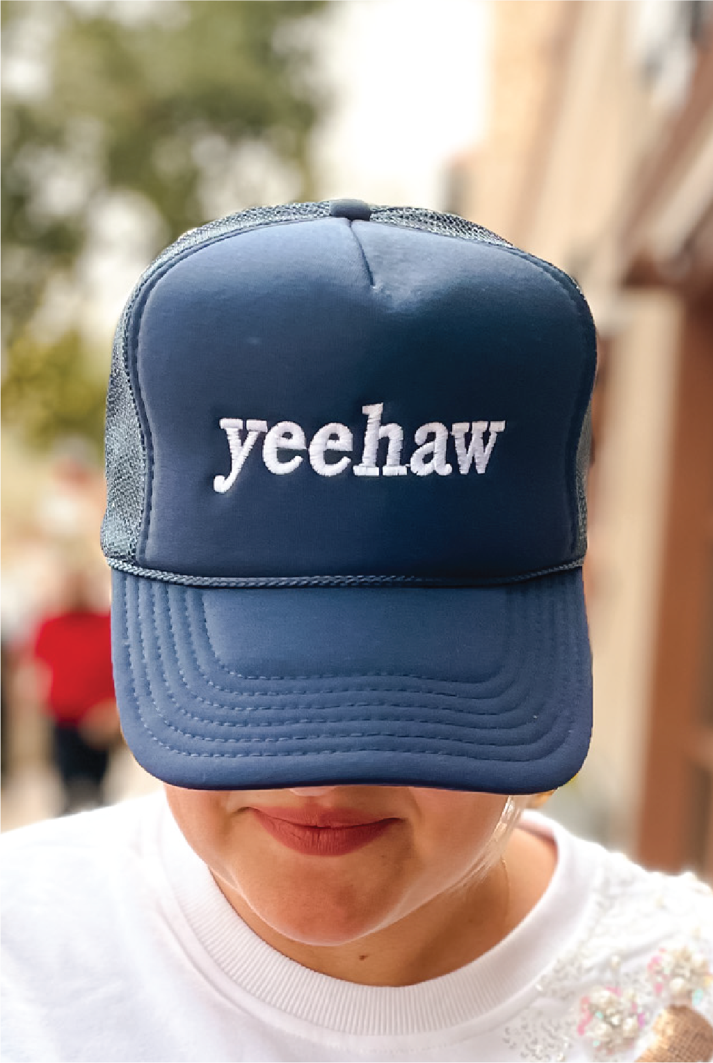 Yeehaw Trucker Hat - Navy