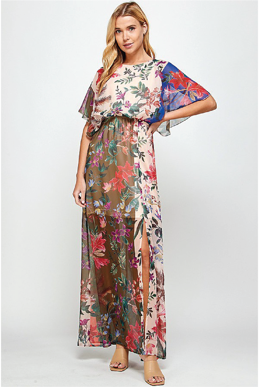Midnight Garden Maxi Dress
