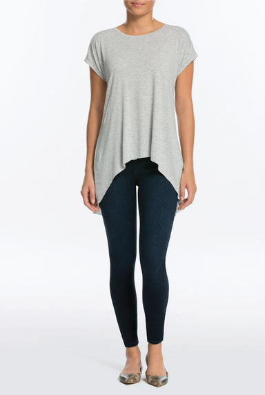 Jean-Ish Ankle Leggings - Indigo - Tucker Brown
