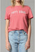 Happy Mama Graphic Tee - Rose - Tucker Brown