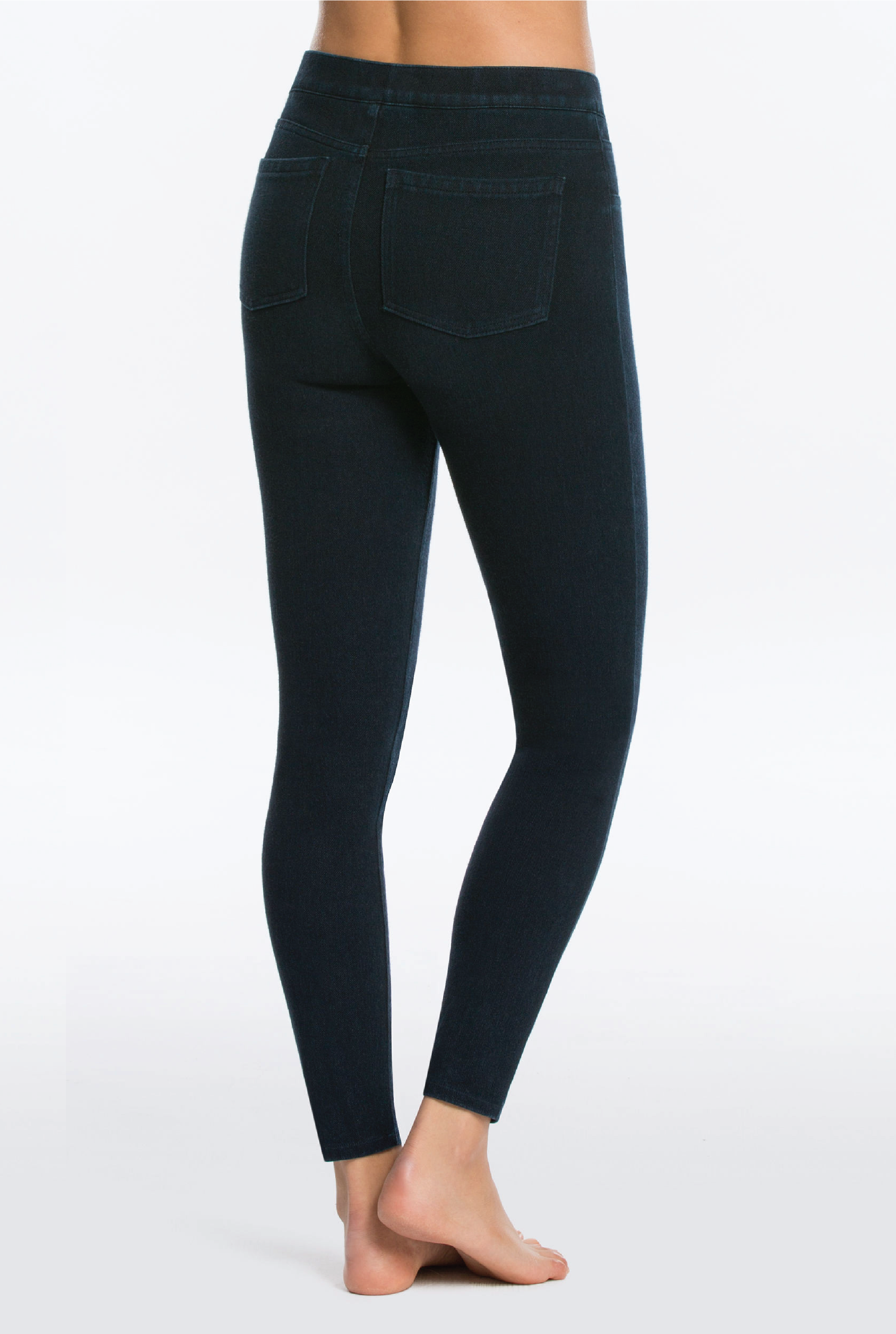 Jean-Ish Ankle Leggings - Indigo - Tucker Brown