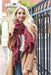 Tattersall Plaid Blanket Scarf - Burgundy - Tucker Brown
