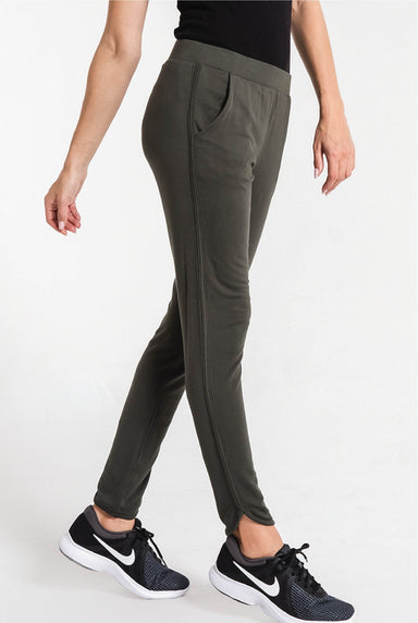 Z Supply - The Tear Drop Soft Pant - Olive - Tucker Brown