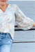 Calming Waters Blouse - Aqua - Tucker Brown