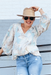 Calming Waters Blouse - Aqua - Tucker Brown
